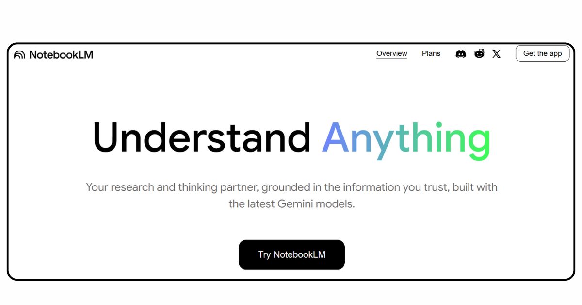 NotebookLM — Research & Idea Generator by Google