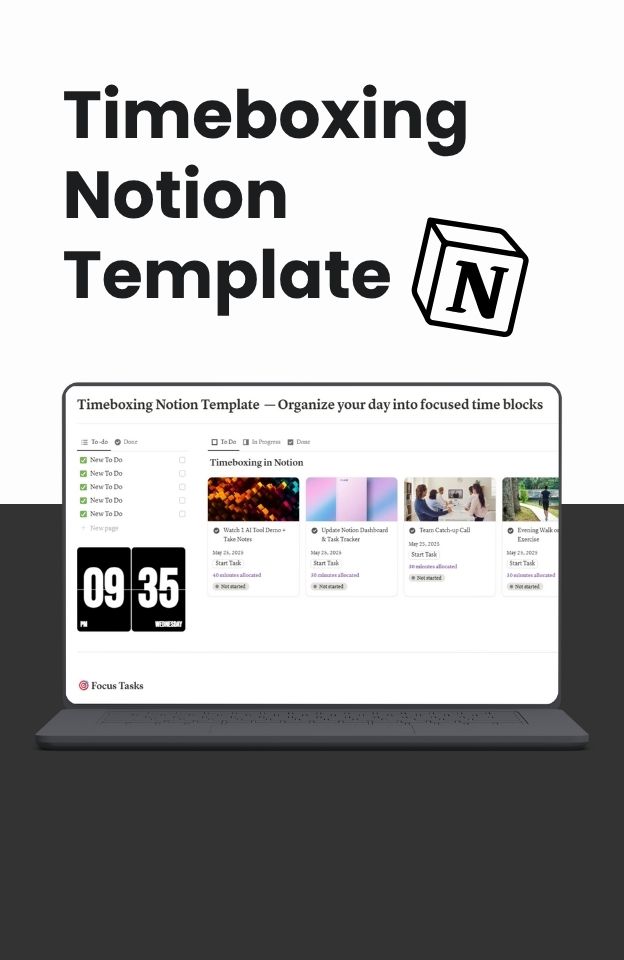 Timeboxing Notion Template