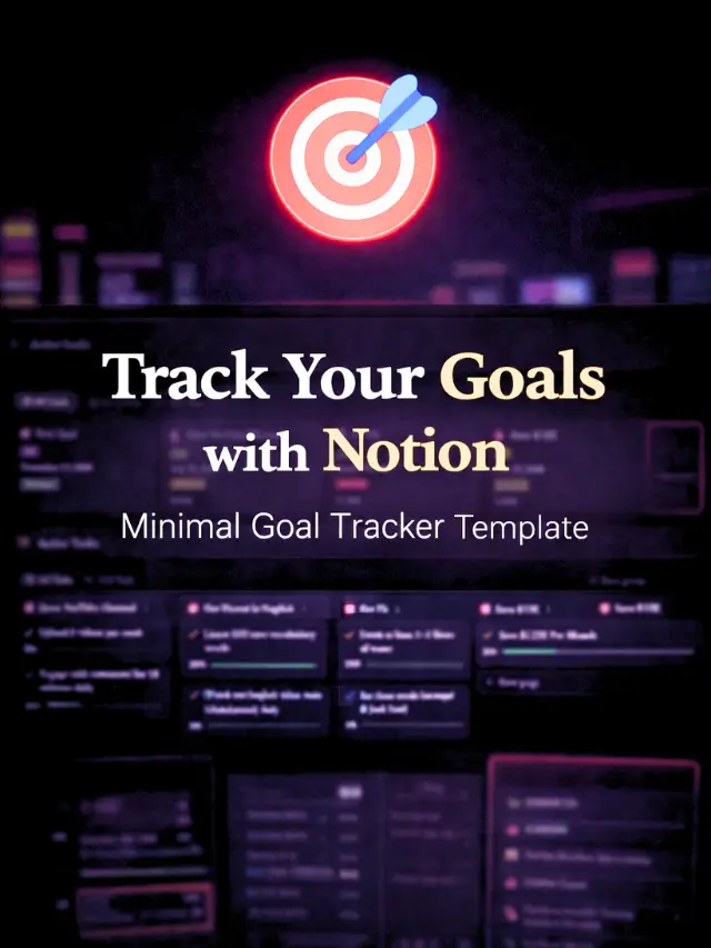 Download the Minimal Goal Tracker Notion Template