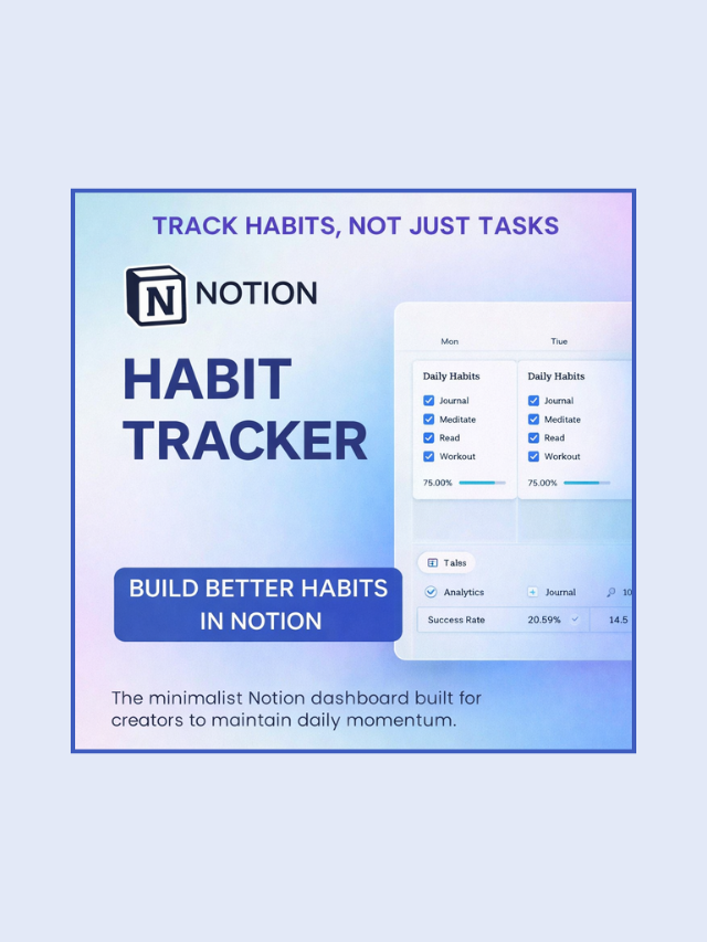 Track Habits, Not Just Tasks 📊